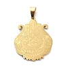201 Stainless Steel Pendants STAS-C062-04G-1