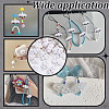 50Pcs UV Plating Iridescent Acrylic Bead OACR-GO0001-02-5