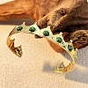 304 Stainless Steel Cuff Bangles for Women BJEW-P353-01G-1