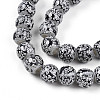 Transparent Baking Paint Glass Beads Strands DGLA-N009-10mm-10-4