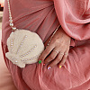Natural Freshwater Pearl Beaded Stretch Rings for Women FS-WGC033C-02-4
