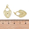 Brass Pendants KK-Q006-05G-3