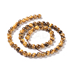 Natural Tiger Eye Round Bead Strands G-L411-07-6mm-4