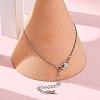 Adjustable Rack Plating Brass Curb Chain Bracelets for Women BJEW-G735-18P-2