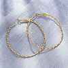 304 Stainless Steel Hoop Earrings EJEW-S250-01A-G-3