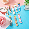 8Pcs 8 Colors  Ethnic Style Polyester Jacquard Flower Pendant Decorations FIND-TA0004-53-5