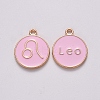 Alloy Enamel Pendants LS-X-ENAM-S124-01B-09G-1