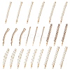24Pcs 8 Style Alloy Rhinestone & Ferroalloy Plastic Pearl Beads Hair Bobby Pins FIND-CP0001-62-1