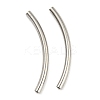 Non-Tarnish 304 Stainless Steel Tube Beads STAS-B047-27N-P-1