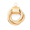 PVD Vacuum Plating 304 Stainless Steel Pendants STAS-A059-01A-G-3