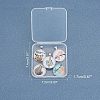 Alloy Glass Pendants PALLOY-CA0001-23-7
