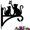 Iron Hanging Plant Hanger Bracket HJEW-WH0095-022-1