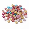 Opaque Mixed Color Acrylic Beads MACR-Q242-011B-2