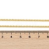 Brass Rope Chains Necklace for Women LS-NJEW-P265-16G-3