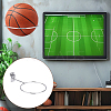 8Pcs Wall Mounted Iron Basketball Rack AJEW-GA0009-27-5