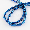 Electroplate Glass Beads LS-EGLA-R079-18x10mm-01-1