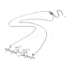 Non-Tarnish 304 Stainless Steel Pendant Necklaces for Women LS-NJEW-C020-01P-2