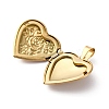 304 Stainless Steel Locket Pendants STAS-L289-01G-2