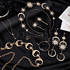 8 Styles Alloy Jewelry Sets SJEW-OC0001-02G-4