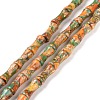 Natural Dolomite & Synthetic Imperial Jasper & Synthetic Opal Beads Strands G-P475-03I-1