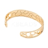 Brass Pave Colorful Cubic Zirconia Hollow Open Cuff Bangles for Women BJEW-S147-09G-A-3