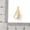 Brass Pave Clear Cubic Zirconia Pendants KK-V016-07G-3