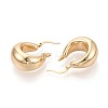 Brass Hoop Earrings KK-T080-94G-2