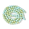 Baking Paint Glass Bead Strands GLAA-H031-01C-08-3