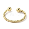 Rack Plating Brass Cuff Bangles BJEW-H326-03G-3