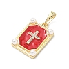 Brass Micro Pave Cubic Zirconia Pendants LS-KK-H255-07G-03-2