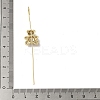 Brass Crystal Rhinestone Ear Wrap Crawler Hook Earrings for Women EJEW-C097-02G-02-3