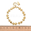 304 Stainless Steel Link Bracelets for Women BJEW-Z125-03G-02-3