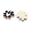 Rack Plating Alloy Enamel Pendants ENAM-N056-344A-2
