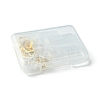 12Pcs 2 Colors Brass Clip-on Earring Converters Findings KK-FS0001-30-6