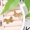 304 Stainless Steel Stud Earrings EJEW-M070-15G-5