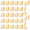 30 Pairs 925 Sterling Silver Clip-on Earring Findings STER-PH0005-01G-1