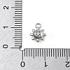Brass Micro Pave Cubic Zirconia Pendants KK-D283-28P-3