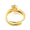 Clear Cubic Zirconia Adjustable Rings RJEW-L120-018G-02-3