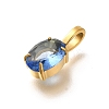 Ion Plating(IP) 304 Stainless Steel Rhinestone Pendants X-STAS-A104-11G-08-2