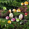 SUPERFINDINGS Hedgehog Shape Resin Animal Model Ornaments DJEW-FH0001-08-2