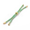 Nylon Cord Silder Bracelets MAK-C003-03G-06-1