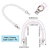 2Pcs 2 Colors Bag Handles AJEW-GF0004-61-2