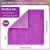 Polyester Plush Toy Fabric DIY-WH0430-925B-2
