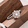 Dasiy Rotatable Open Cuff Rings for Women LS-RJEW-C118-05P-2