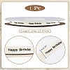 20M Cotton Happy Birthday Printed Ribbons SRIB-WH0001-03-2