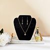 Flocked Cloth with Paperboard Jewelry Display Stands NDIS-FG0001-02-5