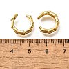 Brass Micro Pave Clear Cubic Zirconia Cuff Earrings EJEW-Z085-02G-5