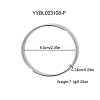 5Pcs Stylish 304 Stainless Steel Plain Bangles for Women CS8821-1-3