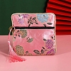 Floral Print Polyester Jewelry Storage Zipper Pouches PW-WG21688-08-1