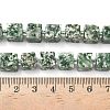 Natural Green Spot Jasper Beads Strands G-D338-A03-5